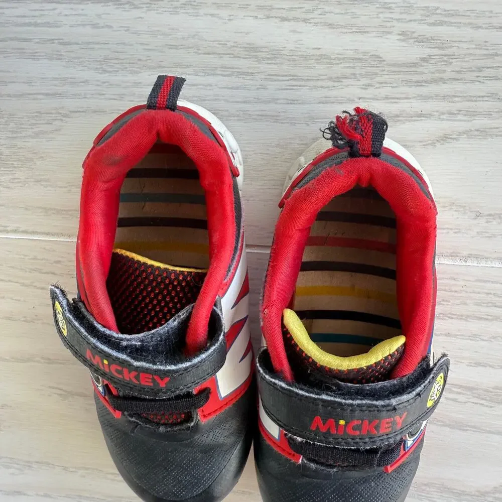 Disney Mickey Mouse Toddler Boys Size 10 Hook Loop Sneakers